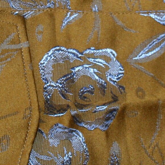 Anthropologie Cargo/Balloon Pant Blue Flower Motif Size M - Picture 10 of 12